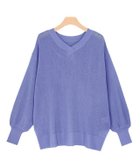 【ピエロ/Pierrot】の【アウトレットSALE!】リネンタッチ2wayルーズニット ブルー|ID: prp329100004631946 ipo3291000000033333582