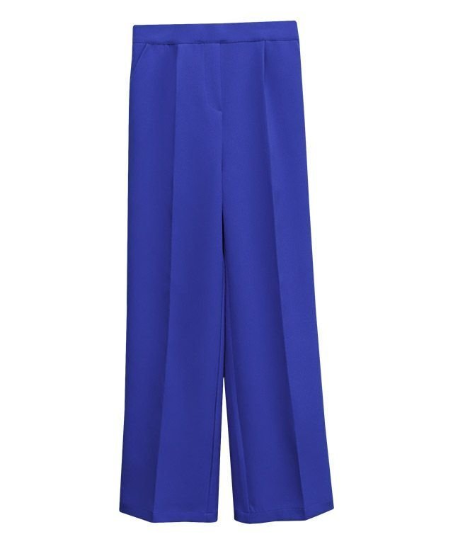 【ピエロ/Pierrot】の【アウトレットSALE!】カラーストレートパンツ インテリア・キッズ・メンズ・レディースファッション・服の通販 founy(ファニー) 　ファッション　Fashion　レディースファッション　Fashion for Women　パンツ　Pants & Trousers　アウトレット　Outlet / Clearance　ジョーゼット　Georgette, Semi-Sheer Fabric　ストレート　Straight, Straight Cut　センター　Center, Center Line　トレンド　Trend, Trending Now　プチプライス・低価格　Affordable / Budget Price　エレガント 上品　Elegant　ブルー|ID: prp329100004631947 ipo3291000000033333590