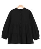 【ピエロ/Pierrot】の2wayティアードブラウス 人気、トレンドファッション・服の通販 founy(ファニー) ファッション Fashion レディースファッション Fashion for Women トップス・カットソー Cut & Sew Tops シャツ・ブラウス・オフィスカジュアル Elegant Blouses & Button-Ups フェミニン Feminine, Girly フレア Flare, Flared プチプライス・低価格 Affordable / Budget Price thumbnail ブラック|ID: prp329100004632031 ipo3291000000036069415