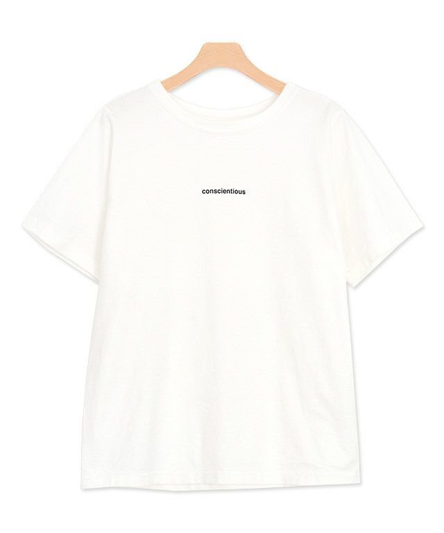 【ピエロ/Pierrot】のconscientiousシルケットロゴTシャツ インテリア・キッズ・メンズ・レディースファッション・服の通販 founy(ファニー) https://founy.com/ ファッション Fashion レディースファッション Fashion for Women トップス・カットソー Cut & Sew Tops シャツ・ブラウス・オフィスカジュアル Elegant Blouses & Button-Ups ロングTシャツ・Tシャツ Longline T-Shirts & Tees シルケット Silket, Silky Cotton プチプライス・低価格 Affordable / Budget Price エレガント 上品 Elegant |ID: prp329100004632032 ipo3291000000033334145