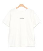 【ピエロ/Pierrot】のconscientiousシルケットロゴTシャツ オフホワイト×モカ|ID: prp329100004632032 ipo3291000000033334148