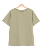 【ピエロ/Pierrot】のconscientiousシルケットロゴTシャツ ライトベージュ×オフホワイト|ID: prp329100004632032 ipo3291000000033334149