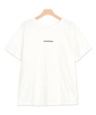 【ピエロ/Pierrot】のconscientiousシルケットロゴTシャツ 人気、トレンドファッション・服の通販 founy(ファニー) ファッション Fashion レディースファッション Fashion for Women トップス・カットソー Cut & Sew Tops シャツ・ブラウス・オフィスカジュアル Elegant Blouses & Button-Ups ロングTシャツ・Tシャツ Longline T-Shirts & Tees シルケット Silket, Silky Cotton プチプライス・低価格 Affordable / Budget Price エレガント 上品 Elegant thumbnail オフホワイト×ブラック|ID: prp329100004632032 ipo3291000000036069447