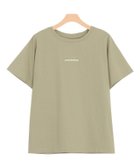 【ピエロ/Pierrot】のconscientiousシルケットロゴTシャツ 人気、トレンドファッション・服の通販 founy(ファニー) ファッション Fashion レディースファッション Fashion for Women トップス・カットソー Cut & Sew Tops シャツ・ブラウス・オフィスカジュアル Elegant Blouses & Button-Ups ロングTシャツ・Tシャツ Longline T-Shirts & Tees シルケット Silket, Silky Cotton プチプライス・低価格 Affordable / Budget Price エレガント 上品 Elegant thumbnail ライトベージュ×オフホワイト|ID: prp329100004632032 ipo3291000000036069451