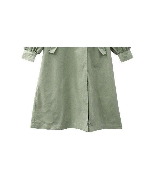 【ピエロ/Pierrot】のスタンドネックトレンチコート インテリア・キッズ・メンズ・レディースファッション・服の通販 founy(ファニー) 　ファッション　Fashion　レディースファッション　Fashion for Women　アウター　Coat / Outerwear Collection　コート・ロングコート・ピーコート　Long Coats, Peacoats & More　レディースジャケット・軽アウター　Jackets　トレンチコート / 春秋の定番アウター　Trench Coats　スタンド　Stand Collar, Upright Stand　プチプライス・低価格　Affordable / Budget Price　ライトカーキ|ID: prp329100004632034 ipo3291000000036069483