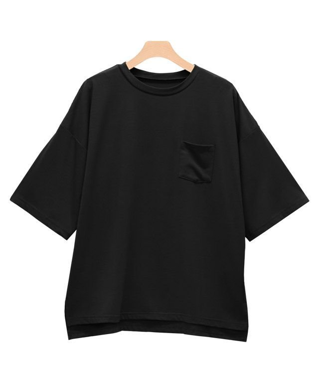 【ピエロ/Pierrot】の【アウトレットSALE!】オーバーサイズTシャツ インテリア・キッズ・メンズ・レディースファッション・服の通販 founy(ファニー) https://founy.com/ ファッション Fashion レディースファッション Fashion for Women トップス・カットソー Cut & Sew Tops シャツ・ブラウス・オフィスカジュアル Elegant Blouses & Button-Ups ロングTシャツ・Tシャツ Longline T-Shirts & Tees アウトレット Outlet / Clearance カットソー Cut and Sewn Top シンプル Simple, Minimal プチプライス・低価格 Affordable / Budget Price ポケット Pocket, Pocket Detail |ID: prp329100004632050 ipo3291000000033334266