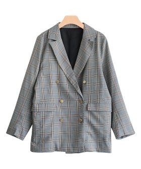 【ピエロ/Pierrot】 チェック柄ダブルジャケット人気、トレンドファッション・服の通販 founy(ファニー) ファッション Fashion レディースファッション Fashion for Women アウター Coat / Outerwear Collection レディースジャケット・軽アウター Jackets ジャケット Jacket, Outerwear ダブル Double, Double-Breasted チェック Check, Plaid, Tartan トレンド Trend, Trending Now バランス Balance, Style Balance プチプライス・低価格 Affordable / Budget Price |ID:prp329100004632059