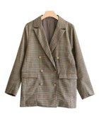 【ピエロ/Pierrot】のチェック柄ダブルジャケット 人気、トレンドファッション・服の通販 founy(ファニー) ファッション Fashion レディースファッション Fashion for Women アウター Coat / Outerwear Collection レディースジャケット・軽アウター Jackets ジャケット Jacket, Outerwear ダブル Double, Double-Breasted チェック Check, Plaid, Tartan トレンド Trend, Trending Now バランス Balance, Style Balance プチプライス・低価格 Affordable / Budget Price thumbnail ブラウン|ID: prp329100004632059 ipo3291000000034425542