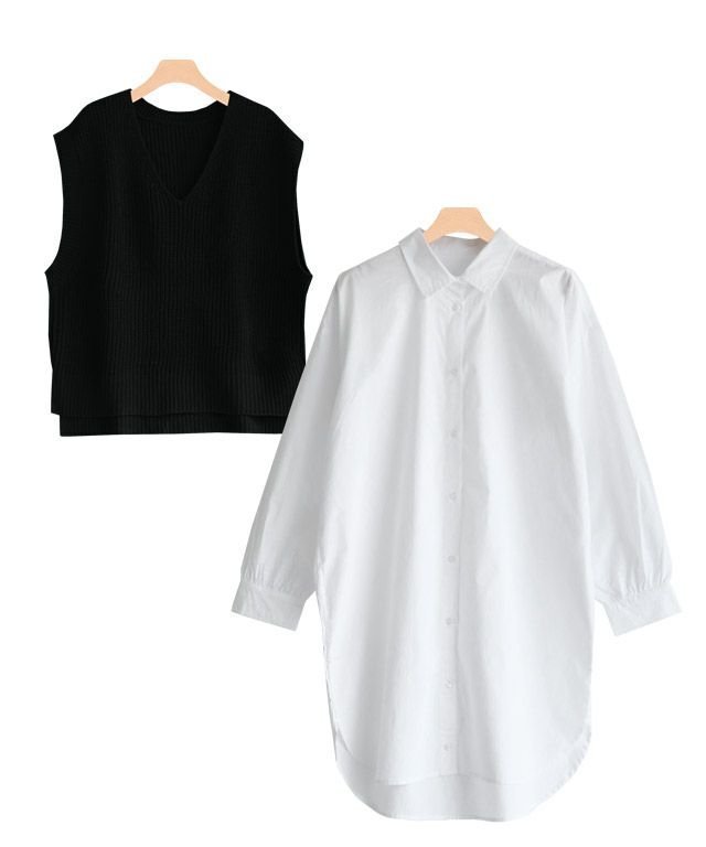 【ピエロ/Pierrot】のニットベスト×ロングシャツセット インテリア・キッズ・メンズ・レディースファッション・服の通販 founy(ファニー) https://founy.com/ ファッション Fashion レディースファッション Fashion for Women アウター Coat / Outerwear Collection トップス・カットソー Cut & Sew Tops ニット Knit Tops & Sweaters シャツ・ブラウス・オフィスカジュアル Elegant Blouses & Button-Ups ベスト&ジレ / 重ね着スタイル Vests & Gilets スーツ Business Suits & Workwear スーツセット・2点セット・レディーススーツ Suit Sets / 2-Piece Suits / Office Suit Sets スーツ Suit, Formalwear プチプライス・低価格 Affordable / Budget Price ベスト Vest, Waistcoat ロング Long, Long-Length 畦 Ribbed Knit |ID: prp329100004632061 ipo3291000000033334329