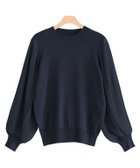 【ピエロ/Pierrot】のプリーツ袖ニット 人気、トレンドファッション・服の通販 founy(ファニー) ファッション Fashion レディースファッション Fashion for Women トップス・カットソー Cut & Sew Tops ニット Knit Tops & Sweaters シフォン Chiffon, Lightweight Fabric シンプル Simple, Minimal スリーブ Sleeve, Long Sleeve / Short Sleeve プチプライス・低価格 Affordable / Budget Price プリーツ Pleats, Pleated ボトム Bottoms, Lower Wear thumbnail ダークネイビー|ID: prp329100004632070 ipo3291000000036070104