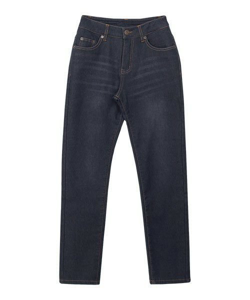 【ピエロ/Pierrot】の【アウトレットSALE!】裏フリースデニム インテリア・キッズ・メンズ・レディースファッション・服の通販 founy(ファニー) 　ファッション　Fashion　レディースファッション　Fashion for Women　パンツ　Pants & Trousers　アンクル　Ankle-Length Design　シューズ　Shoes, Footwear　ストレート　Straight, Straight Cut　ハイライズ　High Rise, High Waist　フラット　Flat, Flat Shoes　アウトレット　Outlet / Clearance　プチプライス・低価格　Affordable / Budget Price　ウォッシュ/インディゴ|ID: prp329100004632078 ipo3291000000033334439