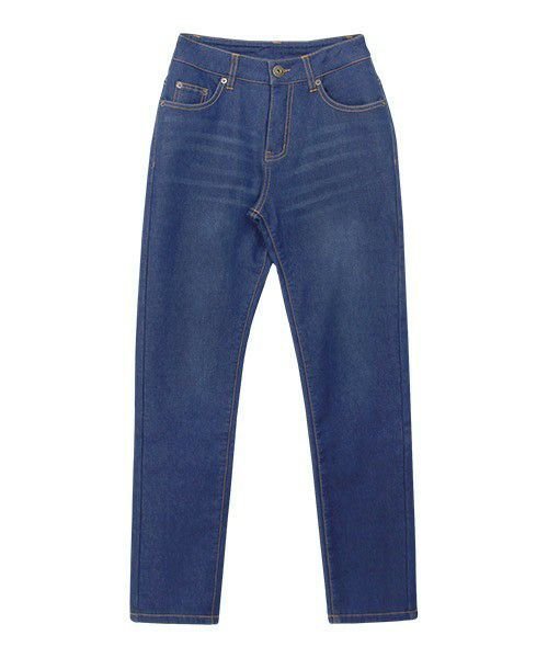 【ピエロ/Pierrot】の【アウトレットSALE!】裏フリースデニム インテリア・キッズ・メンズ・レディースファッション・服の通販 founy(ファニー) 　ファッション　Fashion　レディースファッション　Fashion for Women　パンツ　Pants & Trousers　アンクル　Ankle-Length Design　シューズ　Shoes, Footwear　ストレート　Straight, Straight Cut　ハイライズ　High Rise, High Waist　フラット　Flat, Flat Shoes　アウトレット　Outlet / Clearance　プチプライス・低価格　Affordable / Budget Price　ウォッシュ/ブルー|ID: prp329100004632078 ipo3291000000033334441