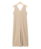 【ピエロ/Pierrot】のバックリボン綿麻オールインワン ベージュ|ID: prp329100004632082 ipo3291000000033334460