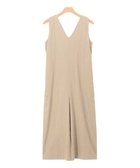 【ピエロ/Pierrot】のバックリボン綿麻オールインワン ベージュ|ID: prp329100004632082 ipo3291000000036275761