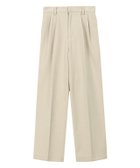 【ピエロ/Pierrot】の【アウトレットSALE!】ウールタッチボックスパンツ ライトベージュ|ID: prp329100004632088 ipo3291000000033334486