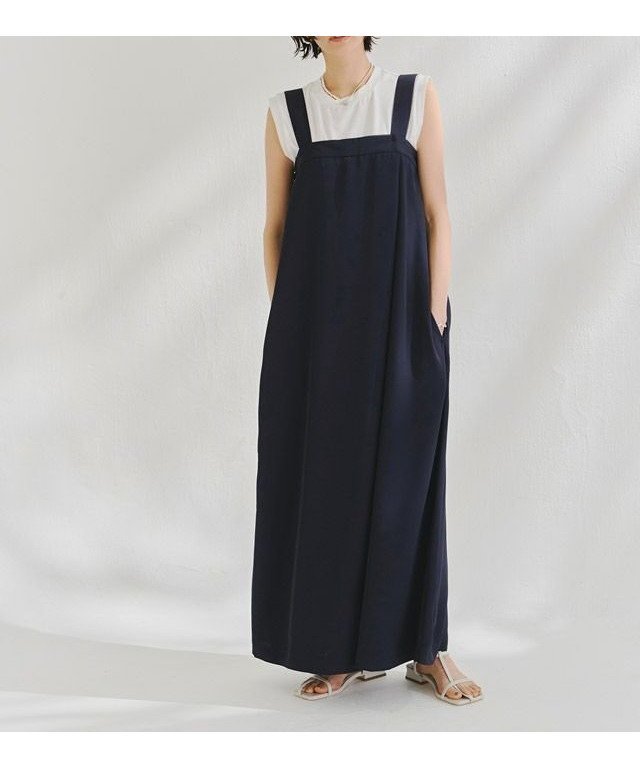 【ピエロ/Pierrot】のRASW ドレープアシメオールインワン インテリア・キッズ・メンズ・レディースファッション・服の通販 founy(ファニー) 　ファッション　Fashion　レディースファッション　Fashion for Women　ワンピース　Dresses　オールインワン・ワンピース　Dresses and Jumpsuits　アシンメトリー　Asymmetrical Style　インナー　Innerwear　シンプル　Simple, Minimal　ドレープ　Drape, Draping Fabric　プチプライス・低価格　Affordable / Budget Price　ワイド　Wide, Wide Fit　エレガント 上品　Elegant　ネイビー|ID: prp329100004632131 ipo3291000000033334710