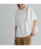 【ピエロ/Pierrot】のフレアスリーブギャザーブラウス オフホワイト|ID: prp329100004632198 ipo3291000000033335012