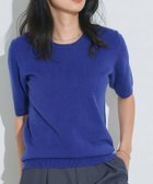 【ピエロ/Pierrot】のプレミアムカシミヤタッチ半袖ニット 162cm / ロイヤルブルー / M|ID: prp329100004633011 ipo3291000000033974848