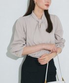 【ピエロ/Pierrot】のボウタイデザインTブラウス 人気、トレンドファッション・服の通販 founy(ファニー) ファッション Fashion レディースファッション Fashion for Women トップス・カットソー Cut & Sew Tops シャツ・ブラウス・オフィスカジュアル Elegant Blouses & Button-Ups 送料無料 Free Shipping インナー Innerwear カットソー Cut and Sewn Top ジャケット Jacket, Outerwear ジョーゼット Georgette, Semi-Sheer Fabric フロント Front, Front Design プチプライス・低価格 Affordable / Budget Price エレガント 上品 Elegant thumbnail 167cm / グレー / M|ID: prp329100004636187 ipo3291000000033396635