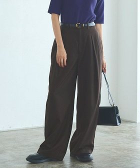 【ピエロ/Pierrot】 RASW ウールミックスタックワイドパンツ人気、トレンドファッション・服の通販 founy(ファニー) ファッション Fashion レディースファッション Fashion for Women パンツ Pants & Trousers 送料無料 Free Shipping シンプル Simple, Minimal スラックス Slacks, Dress Pants スリット Slit, Slit Detail プチプライス・低価格 Affordable / Budget Price ポケット Pocket, Pocket Detail ミックス Mix, Mixed Style ロング Long, Long-Length ワイド Wide, Wide Fit エレガント 上品 Elegant |ID:prp329100004641851
