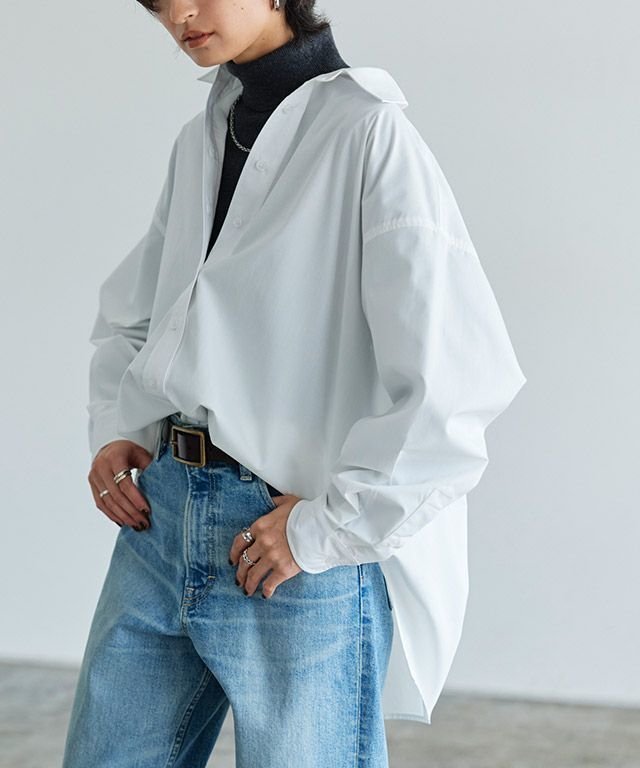 【ピエロ/Pierrot】のRASW 2レングスオーバーシャツ インテリア・キッズ・メンズ・レディースファッション・服の通販 founy(ファニー) https://founy.com/ ファッション Fashion レディースファッション Fashion for Women トップス・カットソー Cut & Sew Tops シャツ・ブラウス・オフィスカジュアル Elegant Blouses & Button-Ups シンプル Simple, Minimal プチプライス・低価格 Affordable / Budget Price ラウンド Round, Round Neck エレガント 上品 Elegant 羽織 Haori, Light Jacket |ID: prp329100004641852 ipo3291000000036126486