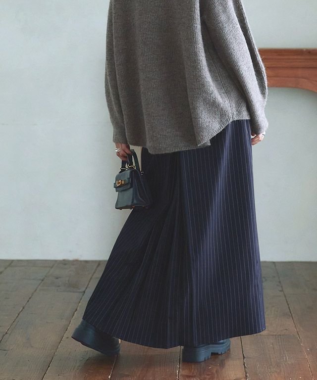 【ピエロ/Pierrot】のRASW バックボックスプリーツスカート 【KKfashionさんYouTube紹介アイテム】 インテリア・キッズ・メンズ・レディースファッション・服の通販 founy(ファニー) https://founy.com/ ファッション Fashion レディースファッション Fashion for Women スカート Skirts プリーツスカート / 上品フェミニンスタイル Pleated Skirts バッグ Bags ストライプ Stripe, Striped Pattern フォルム Silhouette, Form フロント Front, Front Design プチプライス・低価格 Affordable / Budget Price |ID: prp329100004641854 ipo3291000000035620728