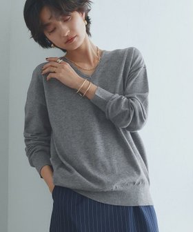 【ピエロ/Pierrot】 RASW ビスコースVネックルーズニット人気、トレンドファッション・服の通販 founy(ファニー) ファッション Fashion レディースファッション Fashion for Women トップス・カットソー Cut & Sew Tops ニット Knit Tops & Sweaters Vネックトップス V-Neck Tops / V-Cut Neckline Shirts 送料無料 Free Shipping なめらか Smooth, Silky Texture シンプル Simple, Minimal プチプライス・低価格 Affordable / Budget Price エレガント 上品 Elegant |ID:prp329100004641856