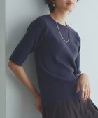 【ピエロ/Pierrot】のRASW ビスコース半袖リブニット 人気、トレンドファッション・服の通販 founy(ファニー) ファッション Fashion レディースファッション Fashion for Women トップス・カットソー Cut & Sew Tops ニット Knit Tops & Sweaters 送料無料 Free Shipping おすすめ Recommended / Our Picks なめらか Smooth, Silky Texture アンサンブル Ensemble Set カーディガン Cardigan, Knitwear バランス Balance, Style Balance プチプライス・低価格 Affordable / Budget Price リブニット Rib Knit, Ribbed Knit エレガント 上品 Elegant 半袖 Short Sleeve, Half Sleeve thumbnail 167cm / ダークネイビー / M|ID: prp329100004641861 ipo3291000000033477233