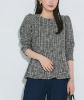 【ピエロ/Pierrot】のツイードペプラムカットソー 人気、トレンドファッション・服の通販 founy(ファニー) ファッション Fashion レディースファッション Fashion for Women トップス・カットソー Cut & Sew Tops カットソー・ベーシックTシャツ Cut-and-Sewn Tops / Stretch Tees & Basics 送料無料 Free Shipping カットソー Cut and Sewn Top ストレッチ Stretch, Stretchy Fabric ツイード Twill, Twill Weave トレンド Trend, Trending Now バランス Balance, Style Balance フレア Flare, Flared プチプライス・低価格 Affordable / Budget Price ペプラム Peplum, Flared Hem エレガント 上品 Elegant |ID:prp329100004645688
