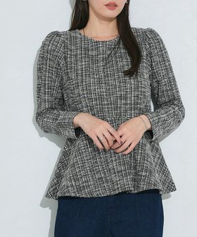 【ピエロ/Pierrot】 ツイードペプラムカットソー人気、トレンドファッション・服の通販 founy(ファニー) ファッション Fashion レディースファッション Fashion for Women トップス・カットソー Cut & Sew Tops カットソー・ベーシックTシャツ Cut-and-Sewn Tops / Stretch Tees & Basics カットソー Cut and Sewn Top ストレッチ Stretch, Stretchy Fabric ツイード Twill, Twill Weave トレンド Trend, Trending Now バランス Balance, Style Balance フレア Flare, Flared プチプライス・低価格 Affordable / Budget Price ペプラム Peplum, Flared Hem エレガント 上品 Elegant |ID:prp329100004645688