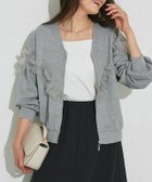 【ピエロ/Pierrot】のチュールデザインジップカーデ 人気、トレンドファッション・服の通販 founy(ファニー) ファッション Fashion レディースファッション Fashion for Women トップス・カットソー Cut & Sew Tops 送料無料 Free Shipping デニム Denim, Jeans Material フェミニン Feminine, Girly フロント Front, Front Design プチプライス・低価格 Affordable / Budget Price thumbnail チュールデザインジップカーデ【Pierrot】|ID: prp329100004645694 ipo3291000000033530338