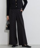 【ピエロ/Pierrot】のフロッキードットワイドパンツ 167cm / ブラック / M|ID: prp329100004652195 ipo3291000000036126729