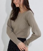 【ピエロ/Pierrot】の【コットンブレンド】ベーシックリブニット 167cm / グレージュ / M|ID: prp329100004652197 ipo3291000000033618798