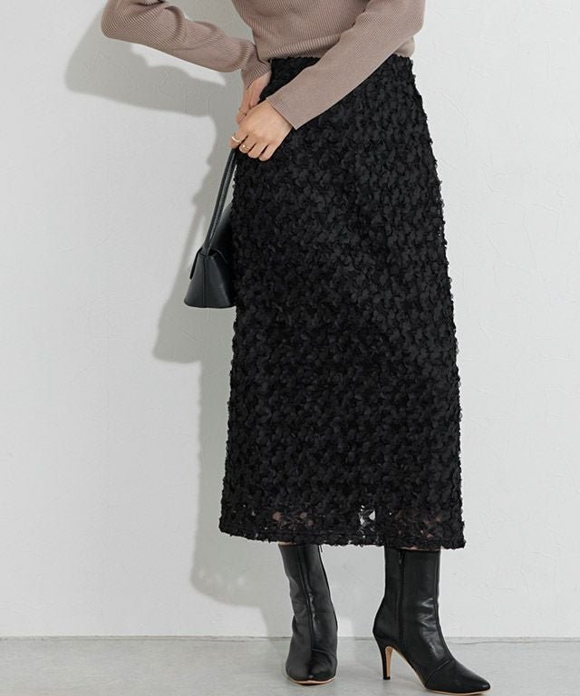 【ピエロ/Pierrot】のフラワージャカードIラインスカート インテリア・キッズ・メンズ・レディースファッション・服の通販 founy(ファニー) https://founy.com/ ファッション Fashion レディースファッション Fashion for Women スカート Skirts ジャカード／ジャガード Jacquard, Woven Pattern フラワー Flower, Floral プチプライス・低価格 Affordable / Budget Price |ID: prp329100004657646 ipo3291000000036125521