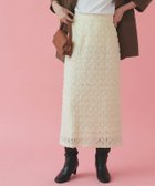 【ピエロ/Pierrot】のフラワージャカードIラインスカート 167cm / アイボリー / M|ID: prp329100004657646 ipo3291000000036125524