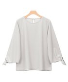 【ピエロ/Pierrot】の選べるTブラウス 人気、トレンドファッション・服の通販 founy(ファニー) ファッション Fashion レディースファッション Fashion for Women トップス・カットソー Cut & Sew Tops シャツ・ブラウス・オフィスカジュアル Elegant Blouses & Button-Ups カットソー Cut and Sewn Top ギャザー Gathered, Ruffled ジョーゼット Georgette, Semi-Sheer Fabric スリット Slit, Slit Detail スリーブ Sleeve, Long Sleeve / Short Sleeve デコルテ Décolleté, Neckline バランス Balance, Style Balance フェミニン Feminine, Girly フロント Front, Front Design リボン Ribbon, Bow プチプライス・低価格 Affordable / Budget Price エレガント 上品 Elegant thumbnail ライトグレー|ID: prp329100004657713 ipo3291000000033695334
