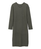 【ピエロ/Pierrot】の選べる2ネックリブニットワンピース 人気、トレンドファッション・服の通販 founy(ファニー) ファッション Fashion レディースファッション Fashion for Women ワンピース Dresses ニットワンピース Knit Dresses シンプル Simple, Minimal スリット Slit, Slit Detail タートルネック Turtleneck, High Neck プチプライス・低価格 Affordable / Budget Price ロング Long, Long-Length thumbnail ダークカーキ|ID: prp329100004657722 ipo3291000000033695442