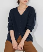 【ピエロ/Pierrot】のプレミアムカシミヤタッチオーバーサイズカーディガン 167cm / ネイビー / M|ID: prp329100004672062 ipo3291000000034537530