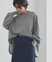 【ピエロ/Pierrot】のRASW ボートネックルーズプレーティングスウェット 人気、トレンドファッション・服の通販 founy(ファニー) ファッション Fashion レディースファッション Fashion for Women トップス・カットソー Cut & Sew Tops レディースパーカー・カジュアルフーディー Casual Hoodies & Sweatshirts スウェット・クルーネックトップス Sweatshirts & Crewnecks / Relaxed Fit Sweat Tops 送料無料 Free Shipping プチプライス・低価格 Affordable / Budget Price エレガント 上品 Elegant |ID:prp329100004672067