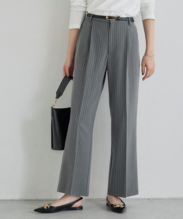 【ピエロ/Pierrot】の柄が選べるストレートパンツ 人気、トレンドファッション・服の通販 founy(ファニー) 　ファッション　Fashion　レディースファッション　Fashion for Women　パンツ　Pants & Trousers　シンプル　Simple, Minimal　ストライプ　Stripe, Striped Pattern　ストレート　Straight, Straight Cut　センター　Center, Center Line　チェック　Check, Plaid, Tartan　プチプライス・低価格　Affordable / Budget Price　無地　Plain, Solid Color　 other-1|ID: prp329100004684959 ipo3291000000036125722