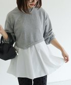 【ピエロ/Pierrot】の異素材ドッキングアシメプルオーバー【shiho channelさんYouTube紹介アイテム】 異素材ドッキングアシメプルオーバー|ID: prp329100004690013 ipo3291000000033870559