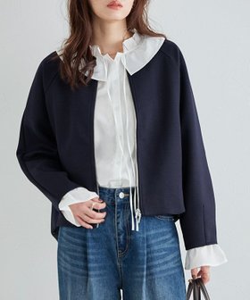 【ピエロ/Pierrot】 ノーカラーダンボールブルゾン人気、トレンドファッション・服の通販 founy(ファニー) ファッション Fashion レディースファッション Fashion for Women アウター Coat / Outerwear Collection レディースジャケット・軽アウター Jackets ブルゾンジャケット・スポーティアウター Blouson Jackets 送料無料 Free Shipping インナー Innerwear スウェット / スエット Sweatshirt, Sweatwear プチプライス・低価格 Affordable / Budget Price エレガント 上品 Elegant |ID:prp329100004690022