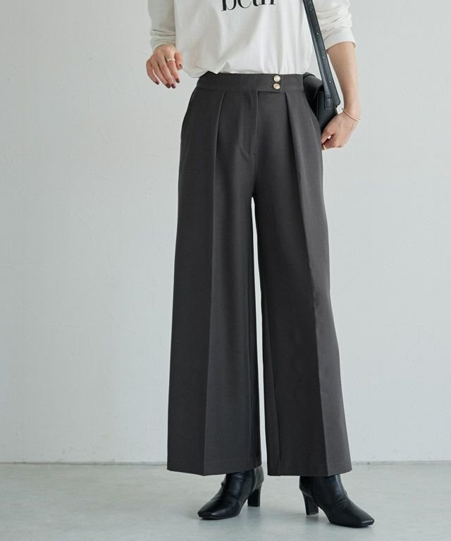 【ピエロ/Pierrot】のゴールドボタンパンツ【shiho channelさん紹介アイテム】 インテリア・キッズ・メンズ・レディースファッション・服の通販 founy(ファニー) https://founy.com/ ファッション Fashion レディースファッション Fashion for Women パンツ Pants & Trousers ジャケット Jacket, Outerwear ストレート Straight, Straight Cut セットアップ Set-Up, Coordinated Outfit センター Center, Center Line プチプライス・低価格 Affordable / Budget Price エレガント 上品 Elegant |ID: prp329100004690031 ipo3291000000034649809