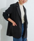 【ピエロ/Pierrot】のテーラードシングルジャケット 人気、トレンドファッション・服の通販 founy(ファニー) ファッション Fashion レディースファッション Fashion for Women アウター Coat / Outerwear Collection レディースジャケット・軽アウター Jackets 送料無料 Free Shipping シンプル Simple, Minimal デニム Denim, Jeans Material プチプライス・低価格 Affordable / Budget Price エレガント 上品 Elegant thumbnail 166cm / ブラック / M|ID: prp329100004690032 ipo3291000000033870602