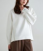 【ピエロ/Pierrot】の【刺繍入り】サイドジップダンボールスウェット【KKfashionさんYouTube紹介アイテム】 167cm / オフホワイト / M|ID: prp329100004690043 ipo3291000000034516409