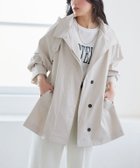 【ピエロ/Pierrot】の【撥水・花粉対策】2wayテントコート【shiho channelさんYouTube紹介アイテム】 160cm / ライトグレージュ / M|ID: prp329100004690045 ipo3291000000036125815