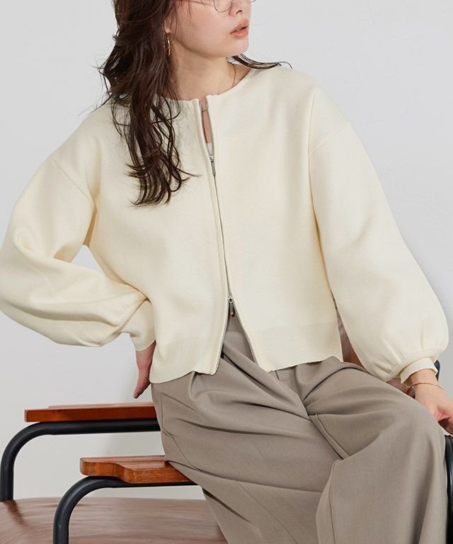 【ピエロ/Pierrot】のスポンジニットカーディガン インテリア・キッズ・メンズ・レディースファッション・服の通販 founy(ファニー) 　ファッション　Fashion　レディースファッション　Fashion for Women　トップス・カットソー　Cut & Sew Tops　ニット　Knit Tops & Sweaters　カーディガン・羽織り　Layered Style Cardigans　送料無料　Free Shipping　バランス　Balance, Style Balance　フェミニン　Feminine, Girly　プチプライス・低価格　Affordable / Budget Price　スポンジニットカーディガン|ID: prp329100004690048 ipo3291000000033870680