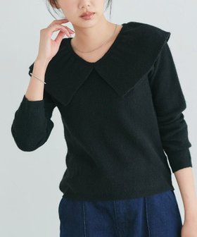 【ピエロ/Pierrot】 フリルカラーニット人気、トレンドファッション・服の通販 founy(ファニー) ファッション Fashion レディースファッション Fashion for Women トップス・カットソー Cut & Sew Tops ニット Knit Tops & Sweaters 送料無料 Free Shipping バランス Balance, Style Balance フェミニン Feminine, Girly フリル Frill, Ruffle プチプライス・低価格 Affordable / Budget Price エレガント 上品 Elegant 畦 Ribbed Knit |ID:prp329100004695687