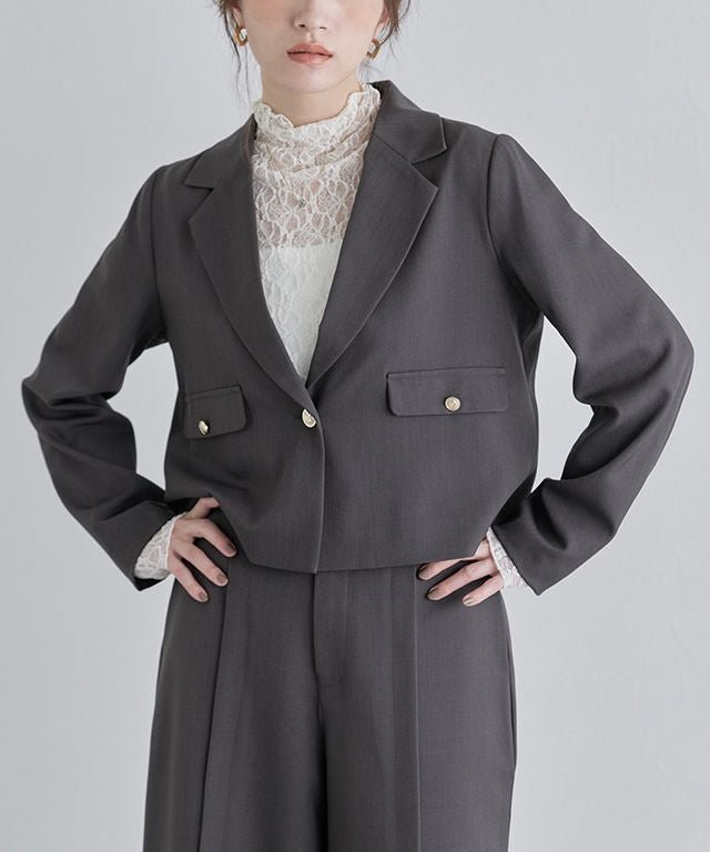 【ピエロ/Pierrot】のECLAM ゴールドボタンクロップドジャケット インテリア・キッズ・メンズ・レディースファッション・服の通販 founy(ファニー) https://founy.com/ ファッション Fashion レディースファッション Fashion for Women アウター Coat / Outerwear Collection レディースジャケット・軽アウター Jackets おすすめ Recommended / Our Picks コンパクト Compact, Small Size セットアップ Set-Up, Coordinated Outfit トレンド Trend, Trending Now バランス Balance, Style Balance フロント Front, Front Design プチプライス・低価格 Affordable / Budget Price ロング Long, Long-Length エレガント 上品 Elegant |ID: prp329100004709625 ipo3291000000036125936