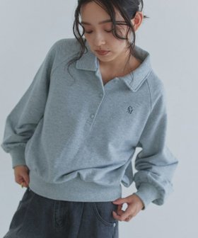 【ピエロ/Pierrot】 ECLAM ラメ入り刺繍ポロスウェット人気、トレンドファッション・服の通販 founy(ファニー) ファッション Fashion レディースファッション Fashion for Women トップス・カットソー Cut & Sew Tops レディースパーカー・カジュアルフーディー Casual Hoodies & Sweatshirts スウェット・クルーネックトップス Sweatshirts & Crewnecks / Relaxed Fit Sweat Tops 送料無料 Free Shipping おすすめ Recommended / Our Picks デニム Denim, Jeans Material トレンド Trend, Trending Now フェミニン Feminine, Girly プチプライス・低価格 Affordable / Budget Price ロング Long, Long-Length ワンポイント One Point, Statement Accent エレガント 上品 Elegant |ID:prp329100004709626